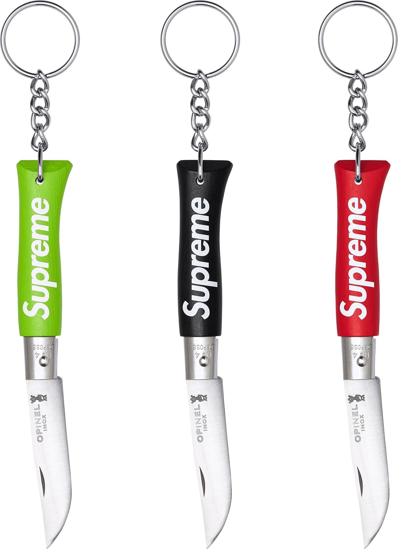 Supreme®/Opinel® No. 4 Knife Keychain